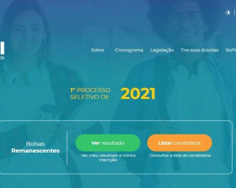 Prouni divulga resultado para primeiro semestre.