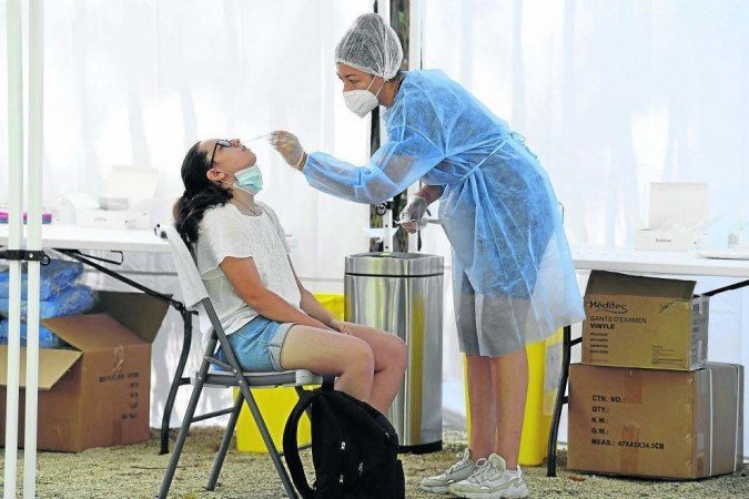 Secretaria de Saúde confirmou seis casos da variante Delta. Pacientes estão isolados e sob observação. Foto: Bertrand Gauy/AFP