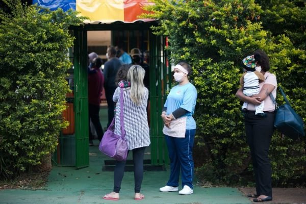 Crianças: Secretaria de Educação planeja entregar 14 novas unidades a partir de junho. Foto: Rafaela Felicciano/Metrópoles