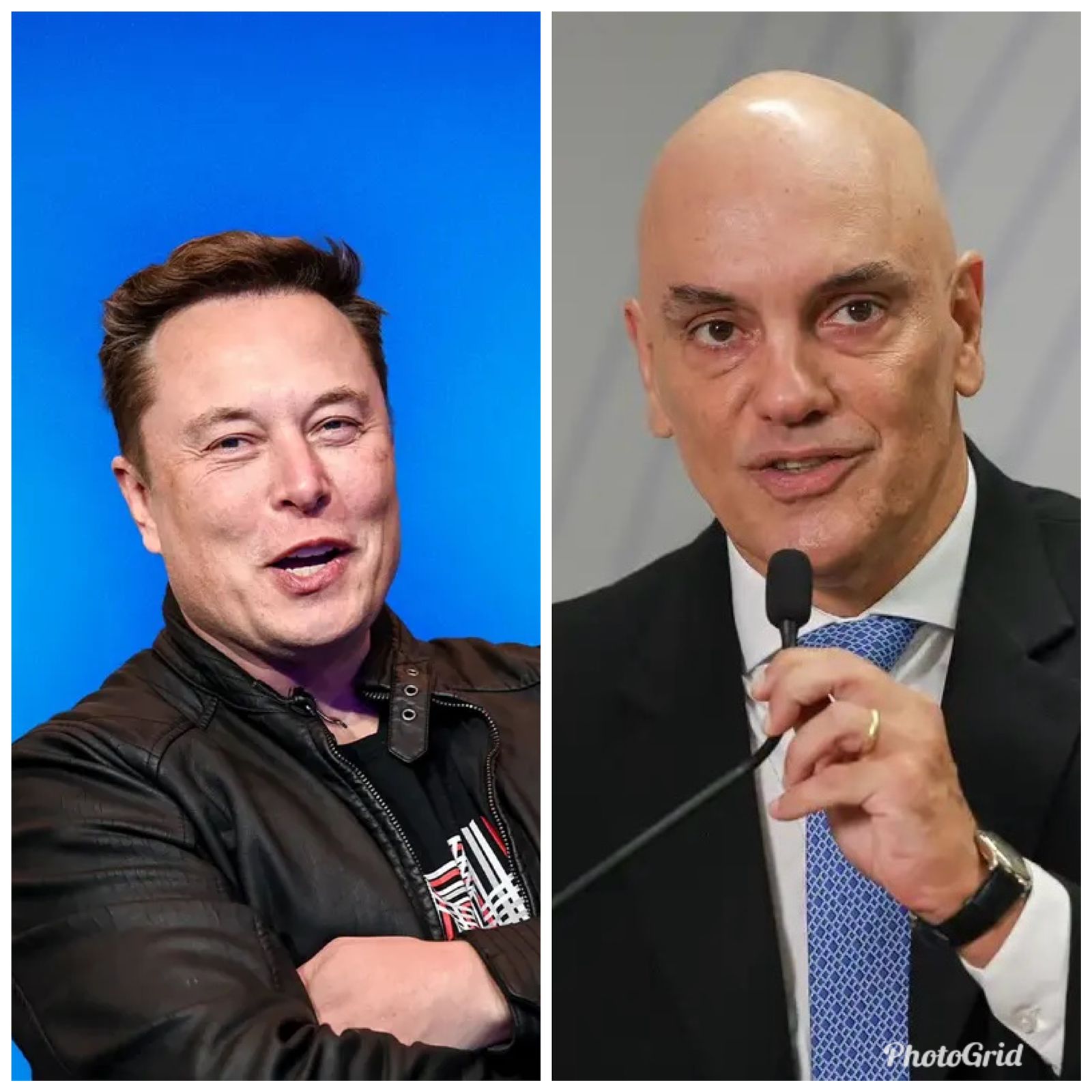 Elon Musk e Alexandre de Moraes