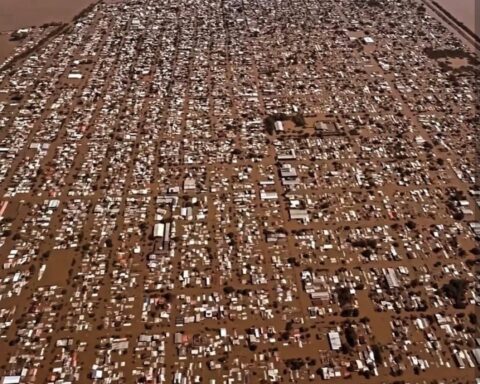 Imagem aérea de Canoas (RS)