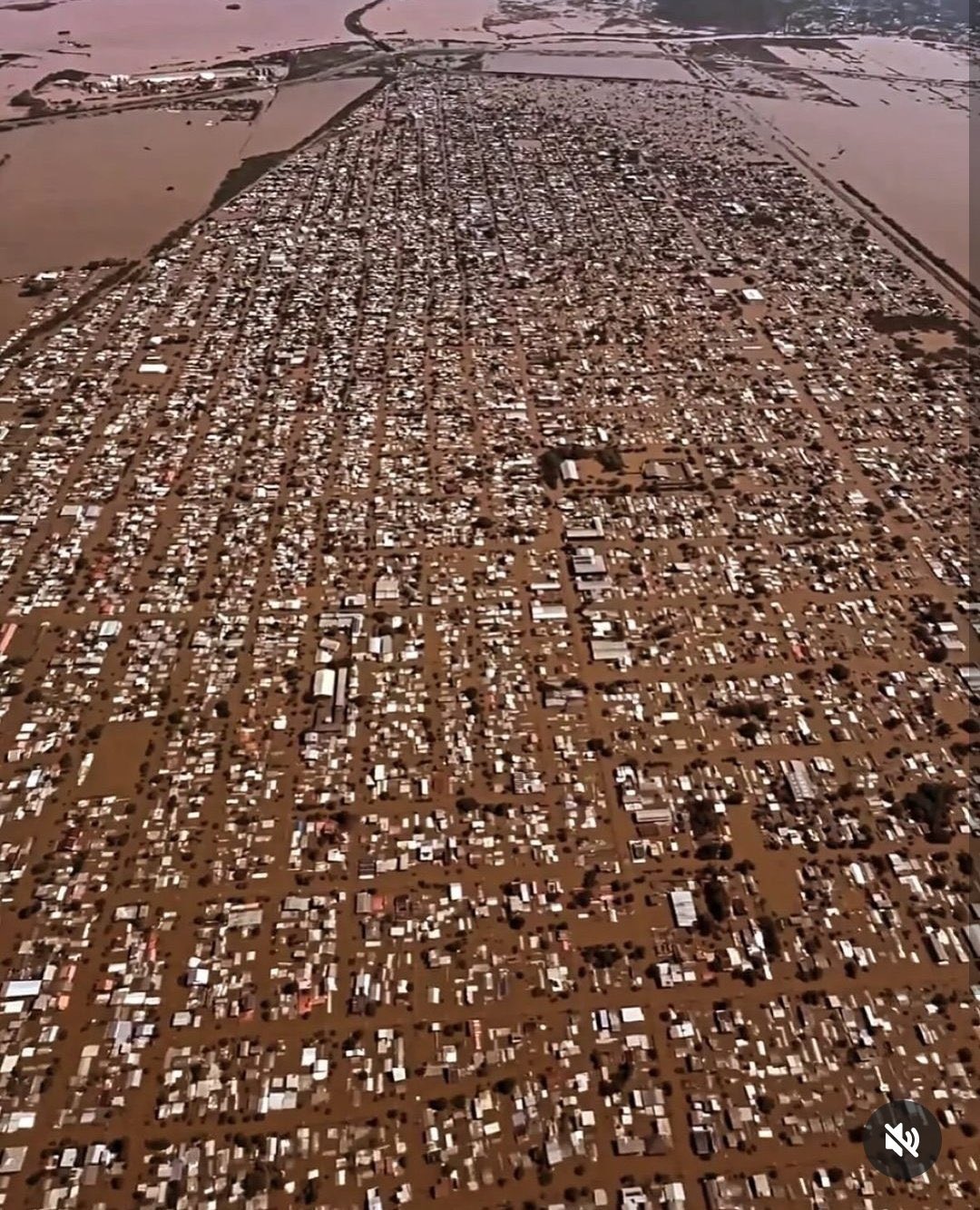 Imagem aérea de Canoas (RS)